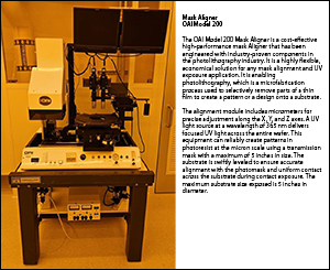 Mask Aligner from IMS Cleanroom