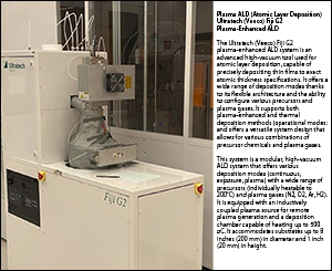 Plasma ALD from IMS Cleanroom